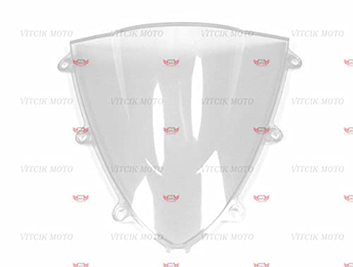 VITCIK Parabrisas de moto, parabrisas de motocicleta compatible con CBR 1000 RR 2004 2005 CBR 1000 RR 04 05 Parabrisas (transparente) Cover