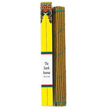 Tibetan Earth Incense, 8.5" Length - 3 Packs, 30 Sticks Per Pack #TOP4