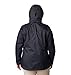 Columbia Women's Pouration Waterproof Rain Jacket, Black, X-Large