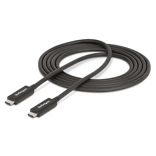 Startech.Com Cavo Thunderbolt 4 Attivo Da 2M, 40 Gbps, 100W Power Delivery, Video 4K/8K, Cavo Thunderbolt Intel Compatibile Con USB4/USB 3.2/USB Tipo-C/Displayport/Thunderbolt 3 (A40G2MB-TB4-CABLE) - 5