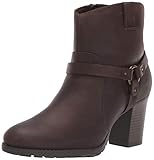 Absatzhöhe: 7,5 cm. Clarks Damen Verona Rock Stiefelette, Dunkelbraun, 41 EU