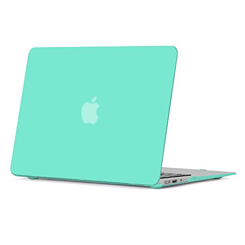 Gmyle Macbook Air 13 Inch Case A1466 A1369 Old Version 2010 2017, Screen Protector, Keyboard Cover 3 In 1 Set (Teal Mint) #TOP2