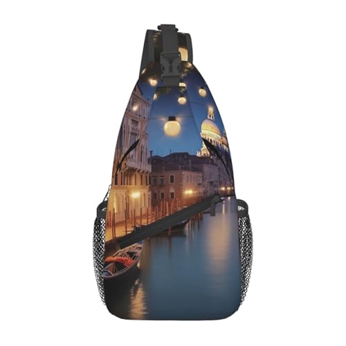 Morrales Deportivos Cross Chest Bag Negro Unisex
