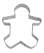R&M International 5884 Gingerbread Boy 8" Giant Cookie Cutter