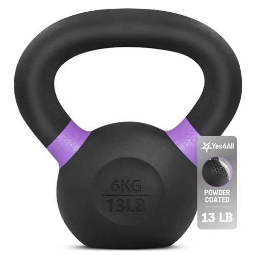 Powder Coat Kettlebell – Cast Iron – 6 KG / 13 LB