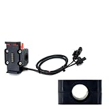 URAGER Porta Movil Manillares Soporte Navegación GPS para Teléfono Aventura Carga Inalámbrica Compatible con para R1200 R1250 R1300 F750 F850 GS CRF1000L 12 Mm 16 Mm 22 Mm.(Red - 16mm)