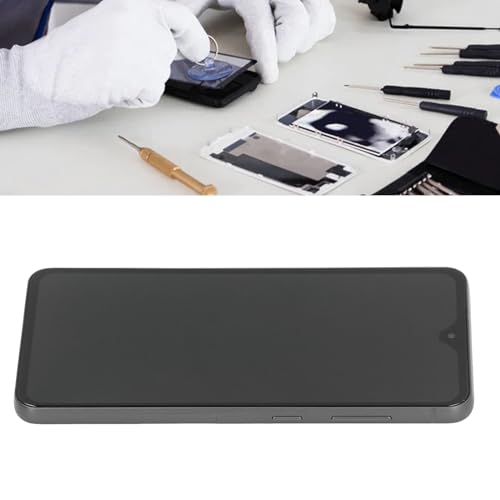 Substituição de Tela para S21 FE US Versão G990U, Digitalizador de Toque de Tela Com Moldura e Ferra