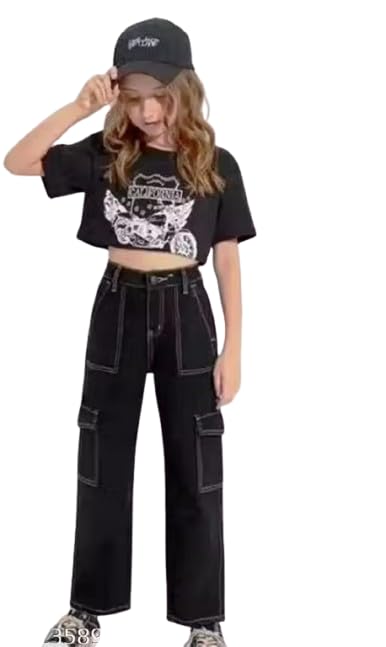 Stylish Casual wear Baggy Pants Jeans for Girls._Jeans_D7_ Stylish Casual wear Baggy Pants Jeans for Girls._Jeans_D7_