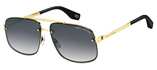 Marc Jacobs Men's Marc 318/S Navigator Sunglasses, Black Gold/Gray Shaded, 61mm, 14mm