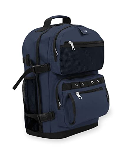 Mochilas Y Bolsas, Luggage Everest Mochila de lujo de gran tamaño, marino, Una talla, Mochila de lujo de gran tamaño