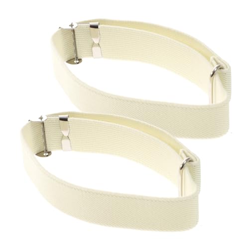 TENDYCOCO 1 Pair Versatile Armband Elastic Armband Men’s Bracelets Stretchy Unisex Ladies Decor Mens Bracelets Armbands Bracelets for Men Slip Blouse White Polyester Miss Shirt Elastic Band