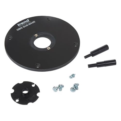 Trend Solides Laminat-Untergrundsystem-Komplettset mit Ausrichtungsstiften und Buchse für Triton TRB001 und MOF001, GB/5/Q