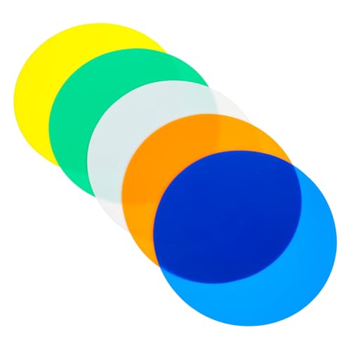 Unomor 5Pcs Multifunctional Silicone Bottle Opener Pads Heat Resistant Skid Gripper Cushions for Easy Jar Opening Vibrant Colors