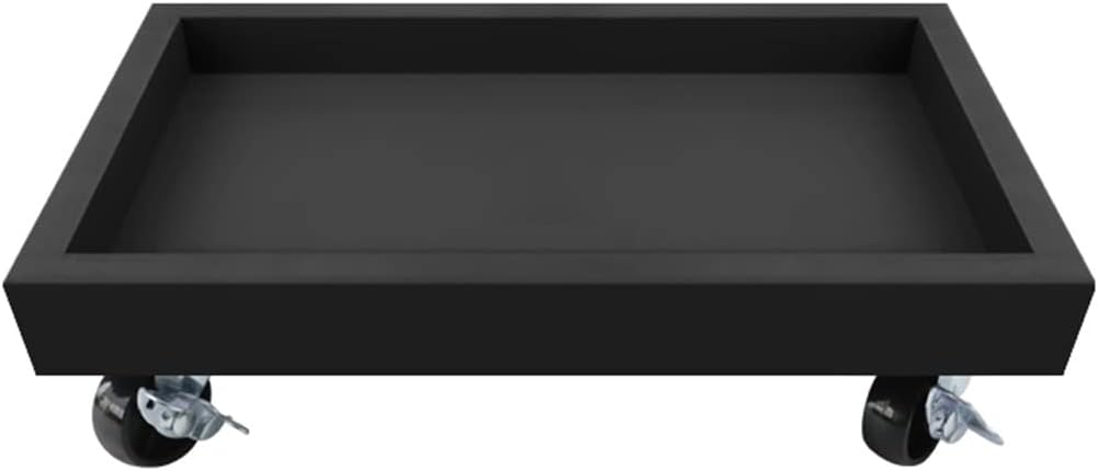 Plant Trolley Plant Pot Trolley,Plant Trolley Caddy Plant Pallet with Castor Wheels Flower Pot Stand Easy Moving Rolling Planter Dolly Trolley，Flower Pot Base for Garden Indoor Outdoor (Colo