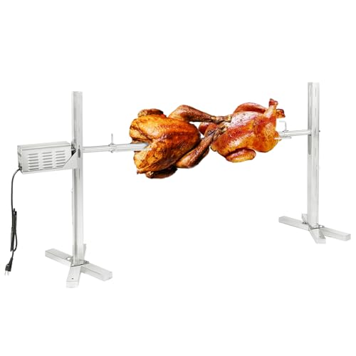 Kendane BBQ Rotisserie Grill Electric Automatic Grill Stainless Steel Rotisserie Grill Barbecue Rotisseries 40kg Spit Roast Hog Roaster Machine Rotisserie Pig Chicken Grill