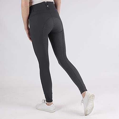 Pantalon d'équitation Molly Hightwaist 2.0 Montar gris taille 46 avec full grip silicone