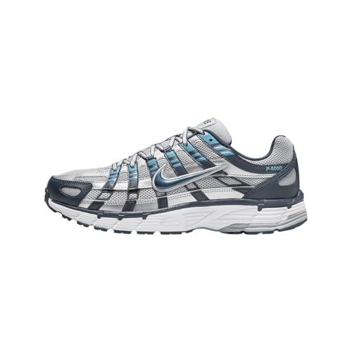 Nike P-6000 Men's Shoes (CD6404-402, Armory Navy/Flat Silver/White/Metallic Silver) Size 10.5