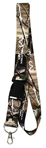 R and R Imports RealTree Camo Pattern Hunting Keychain Breakaway Lanyard with Clasp