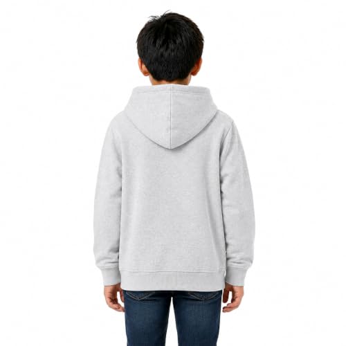 Image of HOODLIFE Kids Zip-Up Hoodie Sweatshirt for Boy Soft Cotton Blend Hooded Jacket with Pockets, Comfortable Everyday Wear for Kids