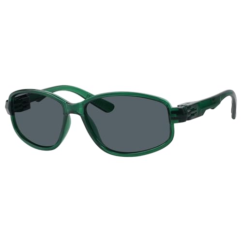 Image of BFOCO Polarized Sunglasses With Metalless & Screwless Spring Hinges for Men - Sports Sunnies (Glossy Green)