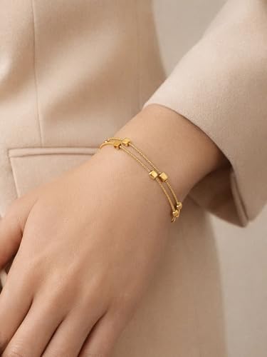 Image of Rubans Demi Fine Stainless Steel Bracelet Waterproof Gift for Women & Girls