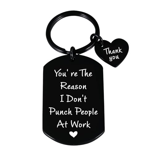 Perleddom Friends Valentines Day Gift Appreciation Gift Keychain Retirement Birthday Gifts for Women Galentines Gifts for Coworker Women Men Retirement Farewell Going Away Keychain Thank You Present