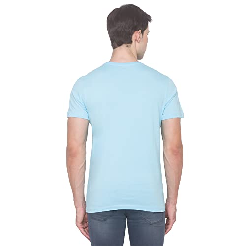 Image of Spykar Men's Printed Slim Fit T-Shirt