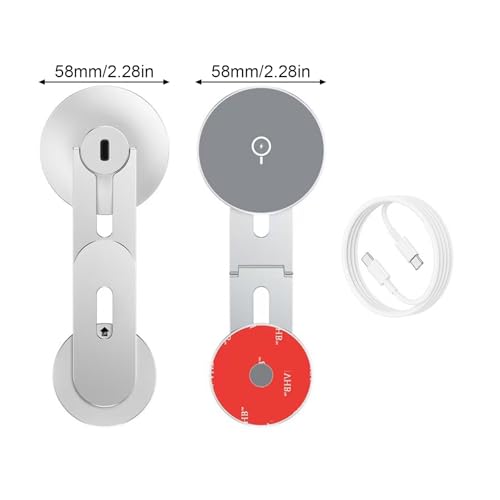Support de téléphone en métal avec station de charge rapide pliable - 6