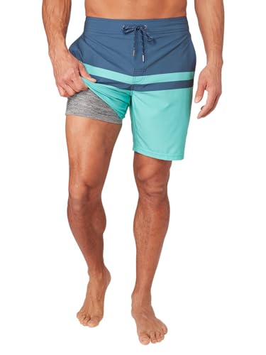 Image of Fair Harbor Ozone Board Short -- Men's Swimsuits with BreezeKnit Liner, 10-inch Inseam -- Quick Dry, Performance Swim Trunks