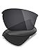 Mryok Polarized Replacement Lenses Compatible with Oakley Half Jacket 2.0 XL OO9154 62mm Sunglasses, HD Polarized, UV Protection, Impact Resistant & Perfectly Fit - Stealth Black