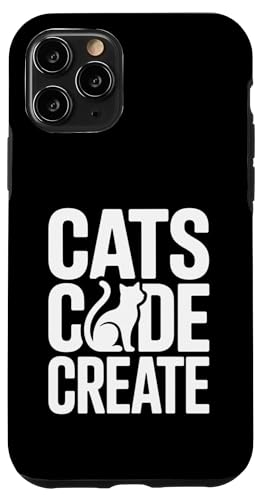 Cats Code Create Funny Cat Lover �v���O���}�[ �X�}�z�P�[�X iPhone 11 Pro �p