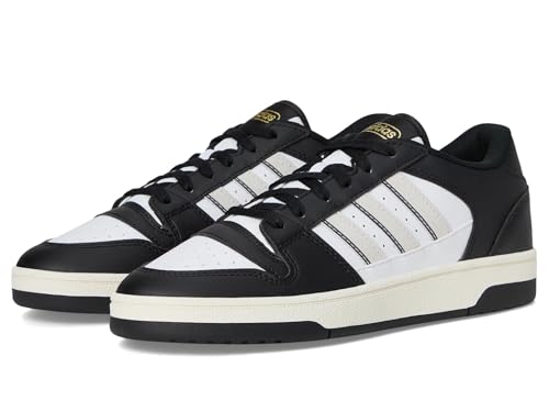 adidas Mens Break Start Lace Up Sneakers Shoes Casual - Black