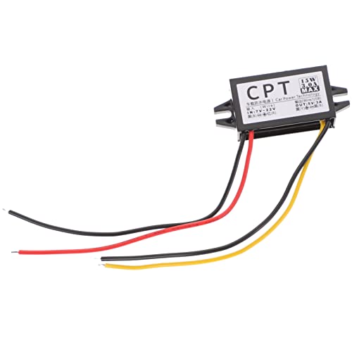 jojofuny 4 Pcs 12v a 5v fanfarrão intensificador de placa conversora audio interfone regulador de al