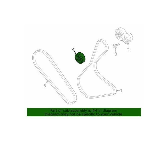 プリン Amazon.com: Generic OEM Genuine Idler Pulley KX6Z-8678-A