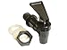 AquaNation BPA Free Replacement Cooler Faucet Water Bottle Jug Reusable Spigot Spout Water Beverage Lever Pour Dispenser Valve Water Crock Water Tap ((2) Twin Pack - Black)