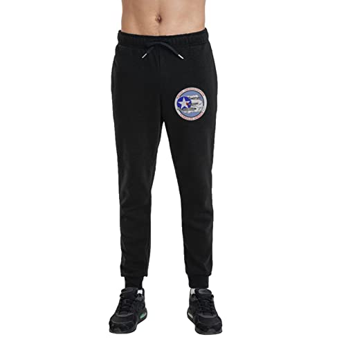 Mortgats BLACK-30 Mens Jogger Sweatpants Tuskegee Airmen Jogger Elastic Waist Pajama Pants thumb #2