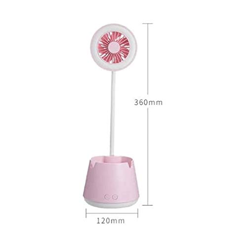 Lampe de bureau LED blanche avec porte-stylo pour la lecture - 4