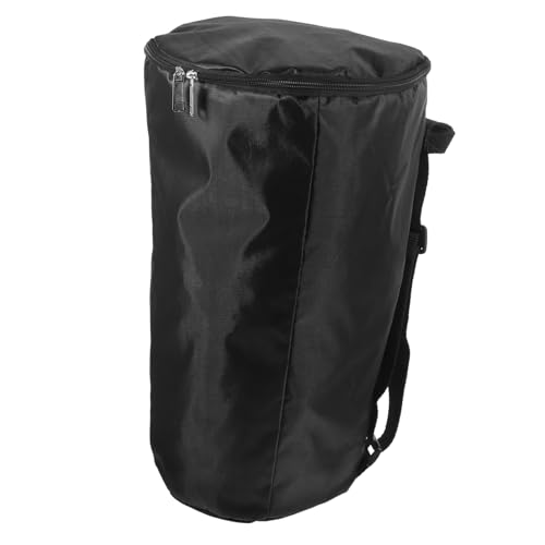 VANZACK Djembe Carry Case Backpack Durable African Drum Bag with Zippered Cover for and Protection for Musicians and Performers Black