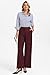 GRACE KARIN Dress Pants for Women 2026 Trendy Wide Lag Elastic High Waisted Long Trousers Party Cocktail Outfits Burgandy X-Large