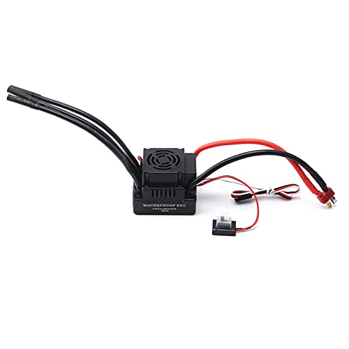 ESC sans balais 80A 2-4S avec BEC intégré pour voiture RC 1:10 et 1:8