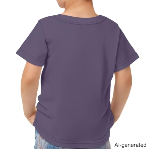 Image of Novelty 3D Graphic T Shirts for Kids Crew Neck Funny Animal Print Short Sleeve Girls Tshirts 3-16 Years