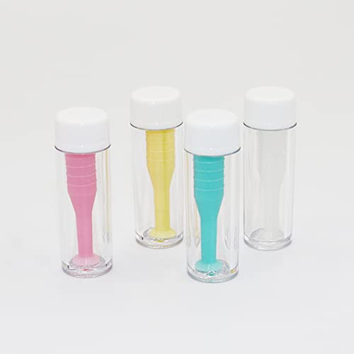 BOBOZHONG Silicone Contact Lens Inserter, 4 Pcs Contact Lense Applicator Lens Suction Holder Soft Contact Lens Remover Portable Travel Lens Remover for Home Travel Outdoor Exercise