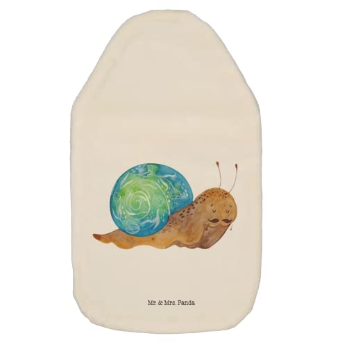 Mr. & Mrs. Panda Wärmflasche Schnecke Sir - Geschenk, lustige Sprüche, Kinderwärmflasche, Gute Laune, Tiere, Lebenseinstellung, Kleine...
