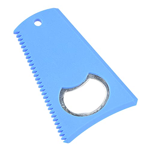 01 02 015 Surfboard Wax Peine, Surf Wax Remover Edge Board Herramienta de limpieza de cera para tabla de surf Raspador de cera Premium para mantenimiento (azul)