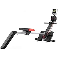 Máquina de Remo con Cuerda de tracción, Viene con 3 Cuerdas elásticas de Goma Múltiples Modos de Ejercicio, fácil de Mover, Peso máximo del Usuario 120 kg