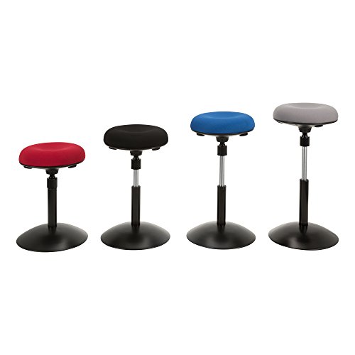 Image of Norwood Commercial Furniture Active Stool with Adjustable Height Pivot Round Seat, Black NOR-NIL1716F-BK-SO