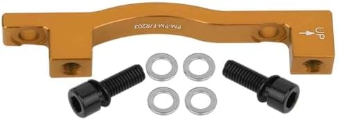 Bike Disc Brake Mount Adapter Aluminum Alloy Front/Rear 203mm Disc Brake Mounting Bracket Rotor Adapter Accessories with Bolts