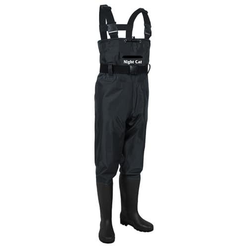 Image of Night Cat Fishing Wader for Men Women Waterproof Hunting Chest Wader with Boots Belt Breathable Lightweight