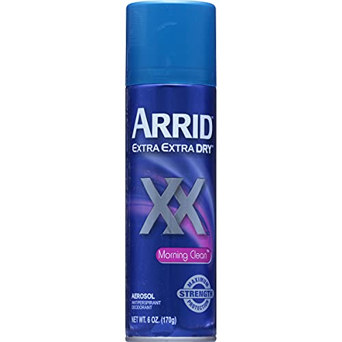 ARRID XX Anti-Perspirant Deodorant Spray, Morning Clean 6 oz (Pack of 12)