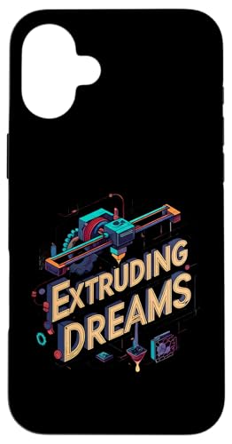 Extruding Dreams 3D Printer Maker Hobbyist スマホケース iPhone 16 Plus 用